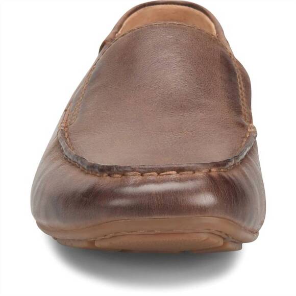 NEW BORN men's marcel slip on in dk brown nut